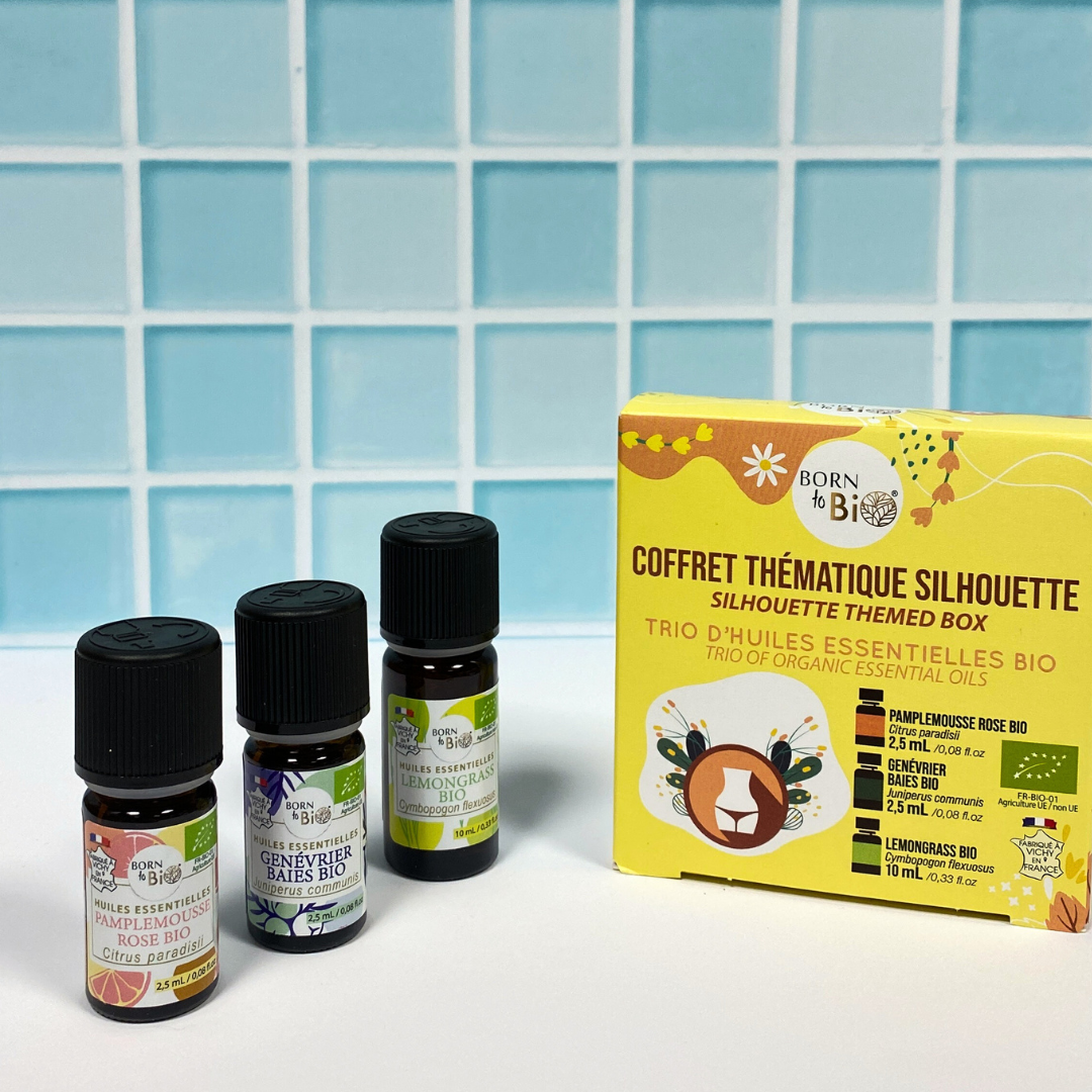 Box: massage oil and silhouette essential oil kit-3